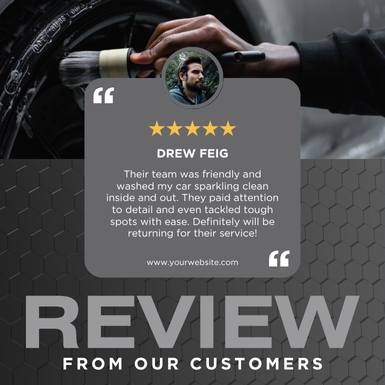Automotive Google Review Template Example