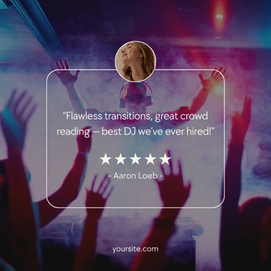 Entertainment Review Template for Google That Attracts Clients