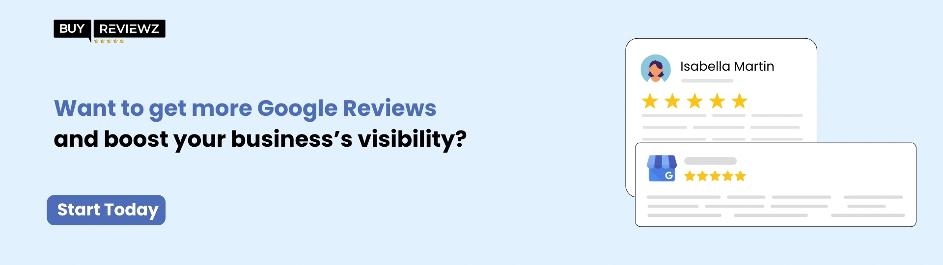  Google review for local business helps boost trust and visibility