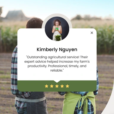 Free Agricultural Service Review Template Example