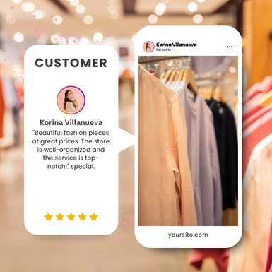 Customer Review Template for Fashion & Clothing Shops