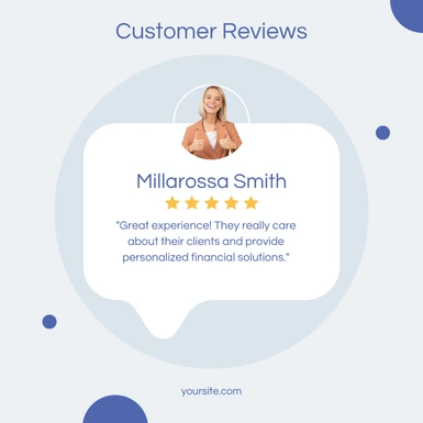 Editable Review Templates for Banks, Advisors & Finance Firms