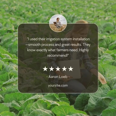 Farm Service Review Template – Free Example