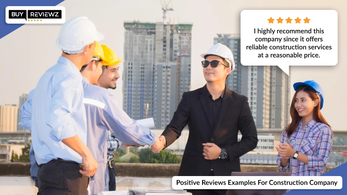 Final thoughts for construction company reviews