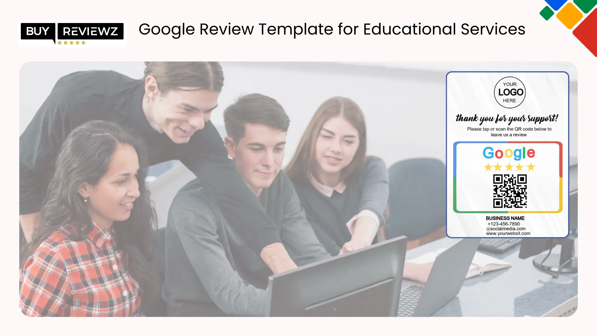 Free Google Review Template for Education Example: Highlight Academic Excellence with Ready Reviews