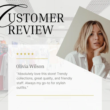Free Google Review Template for Fashion Stores