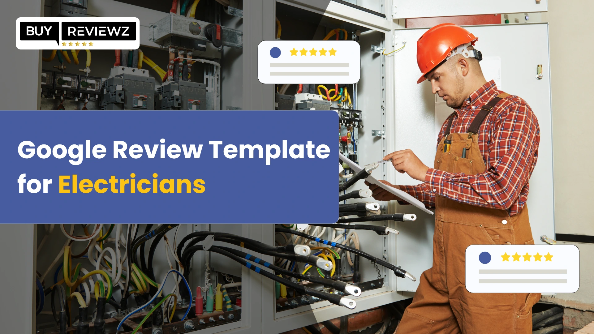 Sample Google review template for electricians to build trust