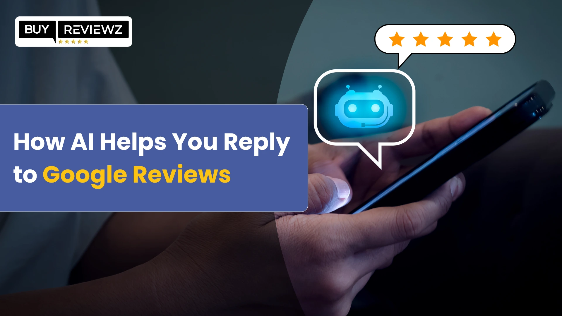 AI assistant generating personalized replies to Google customer reviews for a local business.