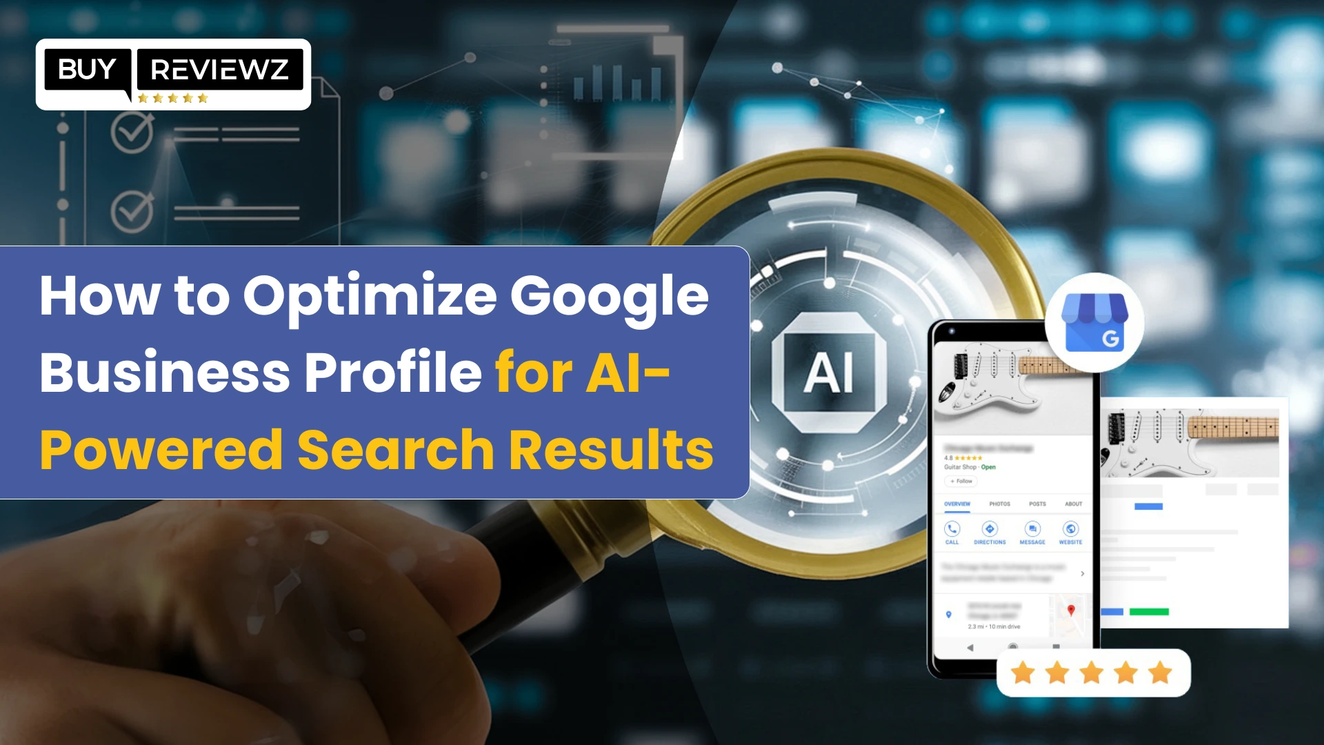 Google Business Profile optimized for AI-powered search on desktop and mobile