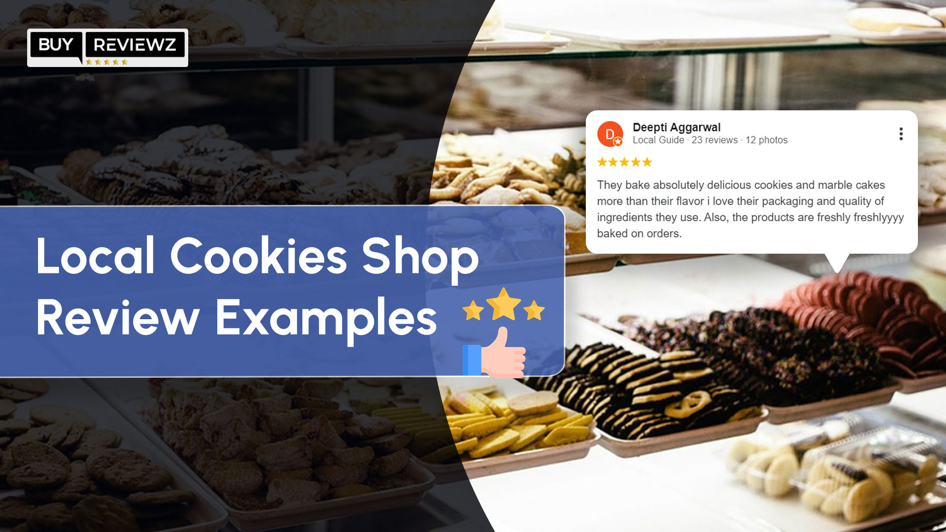 Local Cookies Shop Review Examples