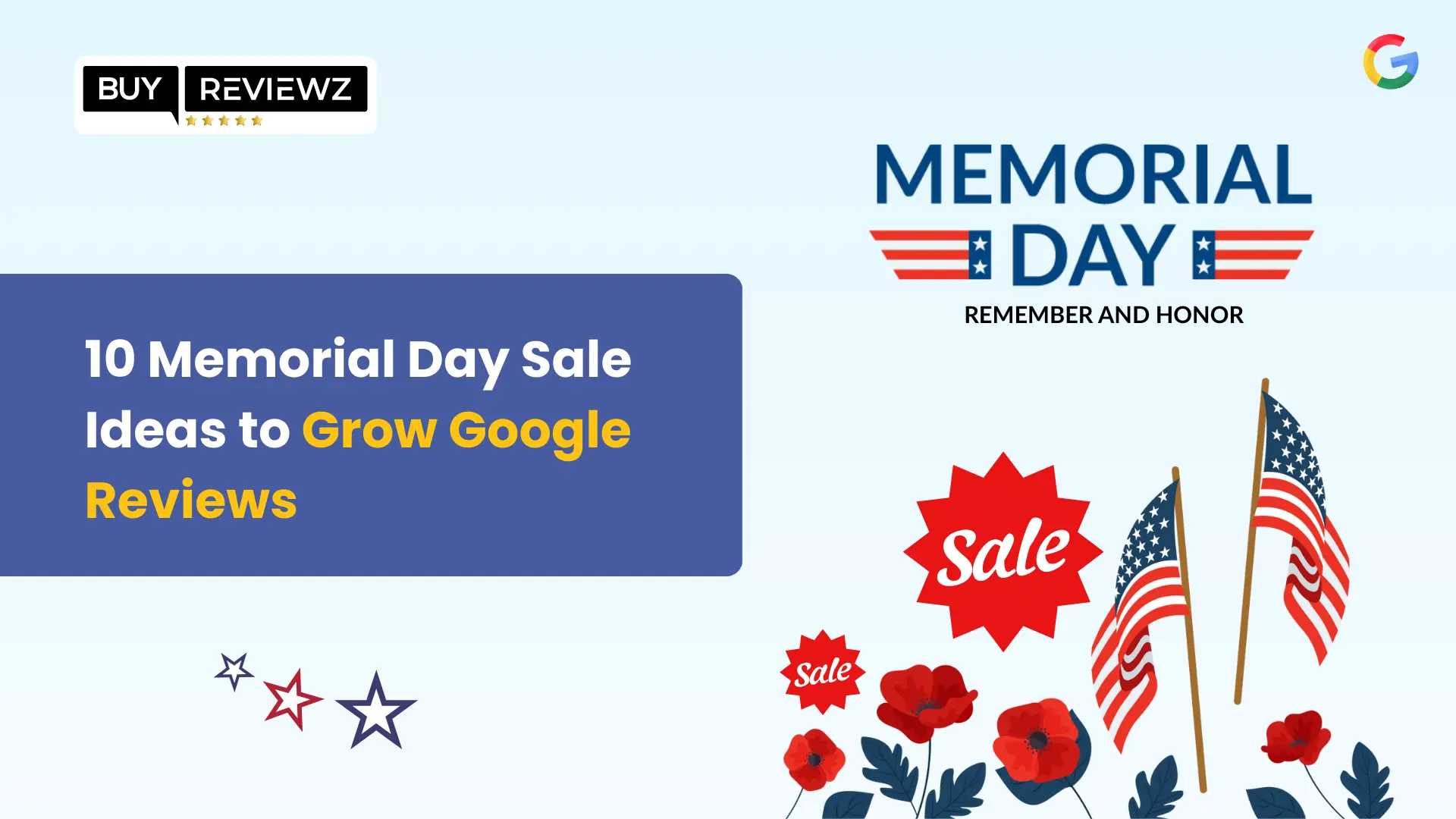 Creative Memorial Day promotions to increase Google reviews for local businesses
Creative Memorial Day promotions to increase Google reviews for local businesses
